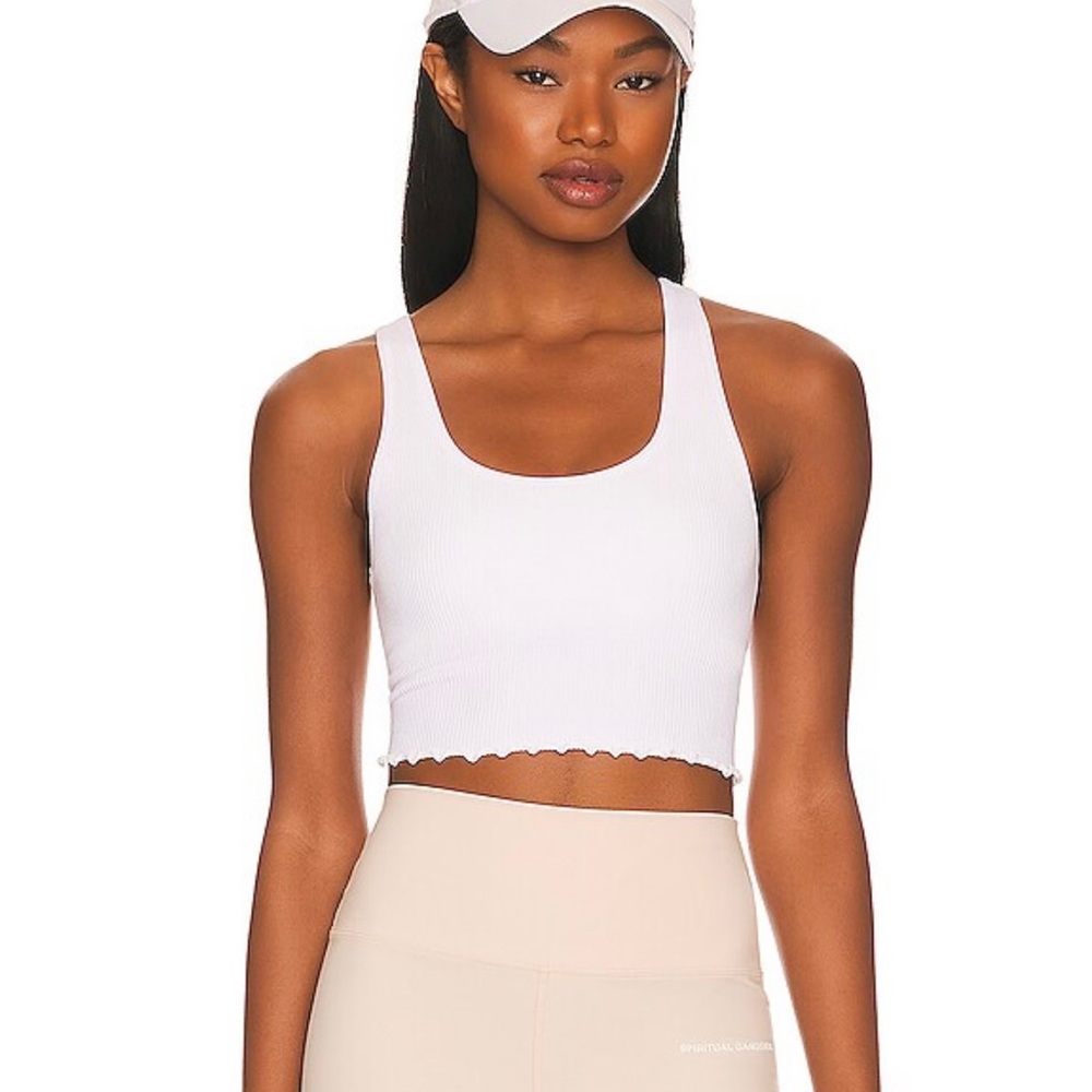Spiritual gangster Amor crop tank